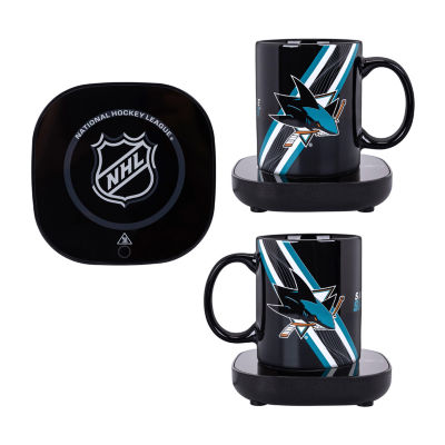 Uncanny Brands San Jose Sharks Logo Mug Warmer With Mug - Auto Shut On/Off