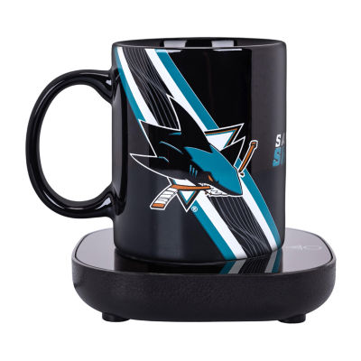 Uncanny Brands San Jose Sharks Logo Mug Warmer With Mug - Auto Shut On/Off