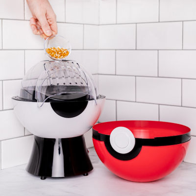 Uncanny Brands Pokémon Poké Ball Popcorn Maker- Pokémon Kitchen Appliance