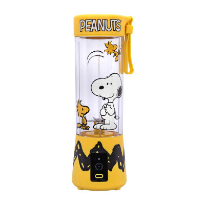Uncanny Brands Peanuts Snoopy & Woodstock  USB-Rechargeable Portable Blender