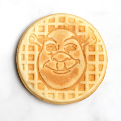 Uncanny Brands Shrek Mini Waffle Maker - Small Kitchen Appliance