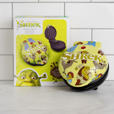 Uncanny Brands Shrek Mini Waffle Maker - Small Kitchen Appliance