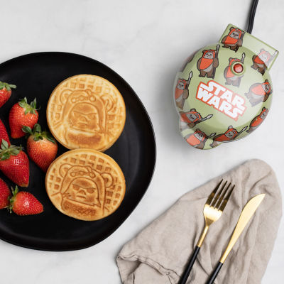 Uncanny Brands Star Wars Mini Ewok Waffle Maker - Star Wars Kitchen Appliance