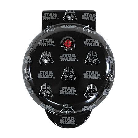 Star Wars Uncanny Brands  Mini Darth Vader Waffle Maker -  Kitchen Appliance In Black