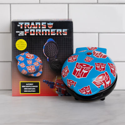 Uncanny Brands Transformers Autobot Mini Waffle Maker - A More Than Meets The Eye Kitchen Appliance