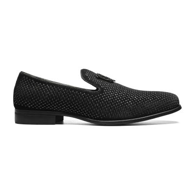 Stacy Adams Mens Swagger Plain Toe Stud Slip-On Shoe