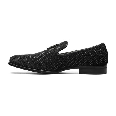 Stacy Adams Mens Swagger Plain Toe Stud Slip-On Shoe