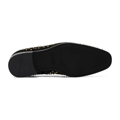 Stacy Adams Mens Sabert Spike & Stud Square Toe Slip-On Shoe