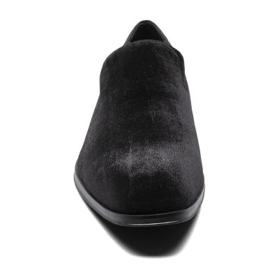 Stacy Adams Mens Savian Velour Plain Square Closed Toe Slip-On Shoe