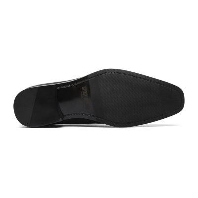 Stacy Adams Mens Savian Velour Plain Square Closed Toe Slip-On Shoe