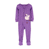 Loungeable Plus skiing polar bear pajama set in lilac - ShopStyle