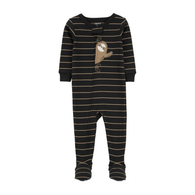 Burt's Bees Baby Newborn-24 Months Long-Sleeve Stripe Sleep & Play