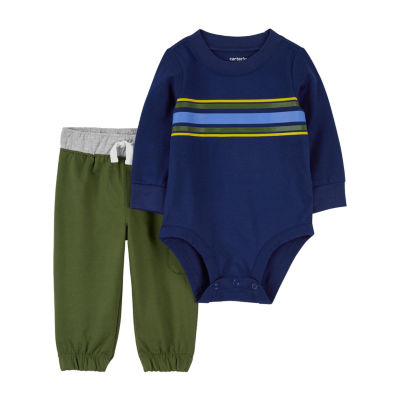 Carter's Baby Boys 2pc. Pant Set, Color Navy JCPenney