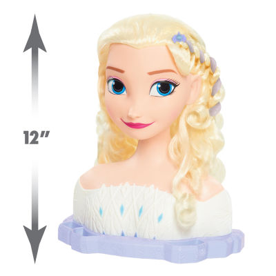 Disney Collection Deluxe Snow Queen Elsa Styling Head Frozen Elsa Toy Playset