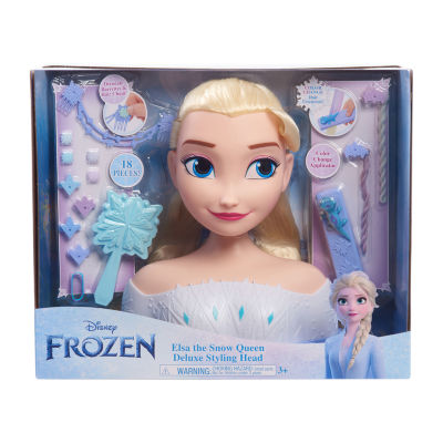 Disney Collection Deluxe Snow Queen Elsa Styling Head Frozen Elsa Toy Playset
