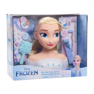 Disney Collection Deluxe Snow Queen Elsa Styling Head Elsa Frozen Toy Playset