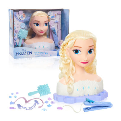 Disney Collection Deluxe Snow Queen Elsa Styling Head Frozen Elsa Toy Playsets