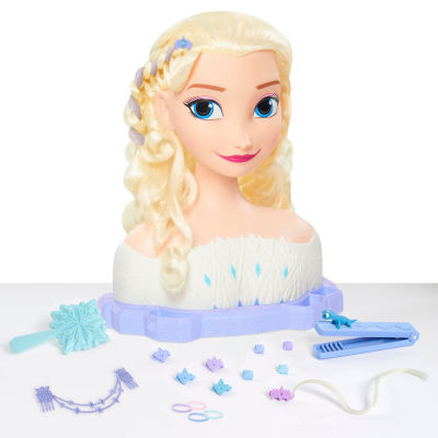 Disney Collection Deluxe Snow Queen Elsa Styling Head Frozen Elsa Toy Playset