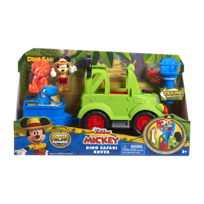 Disney Collection Dino Safari Vehicle Mickey Mouse Toy Playset