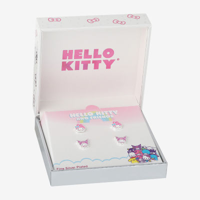 2 Pair Hello Kitty Kuromi My Melody Earring Set