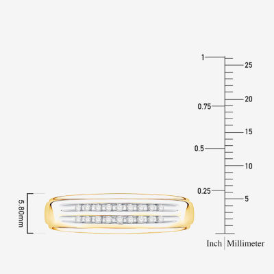 (I / Si1) 3PC Trio Set Featuring 1/2 CT. T.W. Lab Grown White Diamond 10K Two Tone Gold Marquise Side Stone Bridal Set