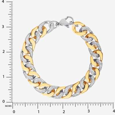 Stainless Steel 9 Inch Curb Chain Bracelet