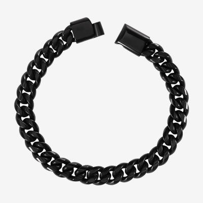 Stainless Steel 9 Inch Curb Chain Bracelet