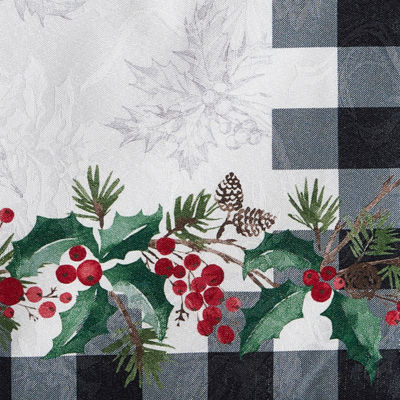 Elrene Home Fashions Holly Farmhouse Charm Holiday Fabric 4-pc. Placemats