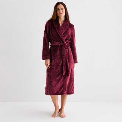 Robe rose vif Liz Claiborne, taille basse, robe boutonnée des