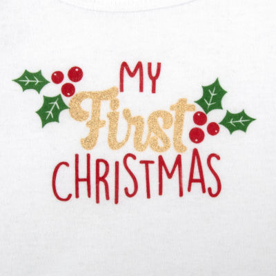 Baby Essentials My First Christmas Baby Girls 3-pc. Pant Set