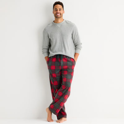 St. John's Bay Mens Microfleece Big and Tall Pajama Pants