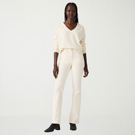 Levi's Womens 725 High Rise Bootcut Jean, 28, White