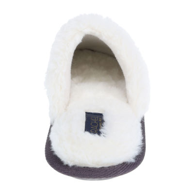 RACHEL Rachel Roy Lipsole Scuff Womens Memory Foam Slip-On Slippers