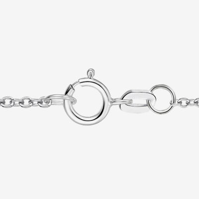 Womens Gemstone Sterling Silver or 14K Gold Over Silver Pear Pendant Necklace