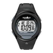 カプレヘンション 黒 Timex® Ironman Mens Black Resin Strap 30-Lap Watch T5K8229J