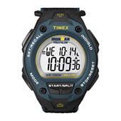 カプレヘンション 黒 Timex® Ironman Mens Black Resin Strap 30-Lap Watch T5K8229J
