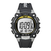 Timex® Ironman Mens Black Resin Strap 30-Lap Watch T5K8229J