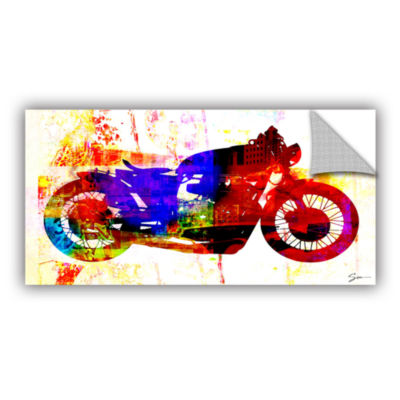 Brushstone Moto III Removable Wall Decal