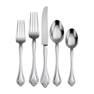 Oneida Boutonniere 45-pc. Flatware Set, Color: Silver - JCPenney