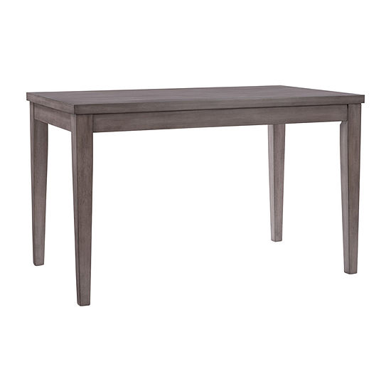 Corliving New York Dining Collection Rectangular Wood-Top Dining Table