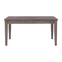 Corliving New York Dining Collection Rectangular Wood-Top Dining Table, One Size, Gray
