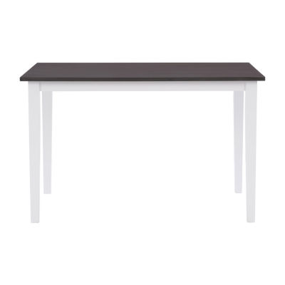 Corliving Michigan Dining Collection Rectangular Wood-Top Dining Table