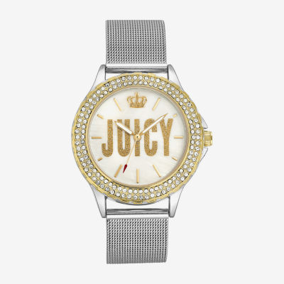 Juicy By Juicy Couture Womens Two Tone Bracelet Watch Jc/5017mptt