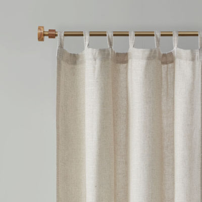 Madison Park Barnet 50"W X 84"L Tab Top Light-Filtering Single Curtain Panel
