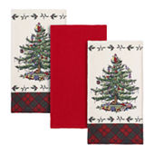 North Pole Trading Co. Fa La La Plaid 2-pc. Kitchen Towel, Color