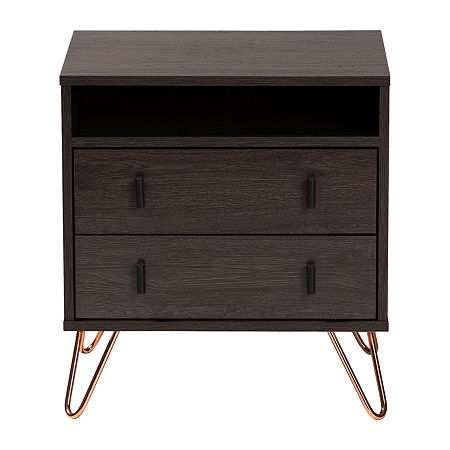 Glover Bedroom Collection Nightstand, One Size, Brown -  BAXTON STUDIO, 79028010018