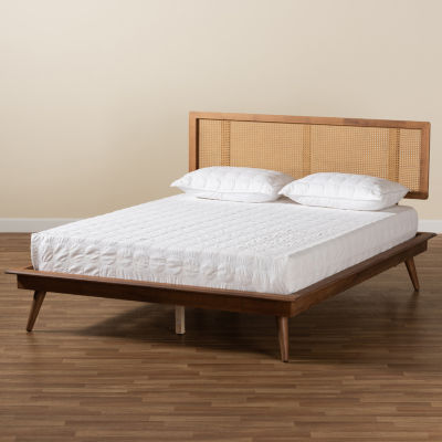 Nura Wooden Platform Bed