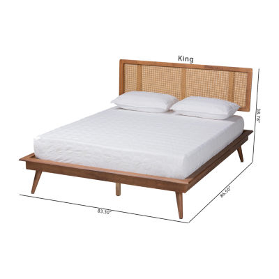 Nura Wooden Platform Bed