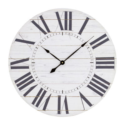 Estelle French Country Wall Clock, Color White JCPenney