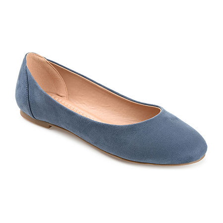 Journee Collection Womens Kavn Ballet Flats, 6 Medium, Blue